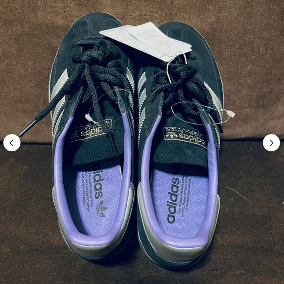 Rare Sample Tag Adidas Handball Spezial Blk Silver Purple 9 US 8.5 UK 42 2/3 EUR main image 5